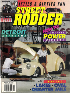 STREET RODDER 1993 JUNE - RESTORED PIERSON COUPE, POWER WINDOWS INSTALLED